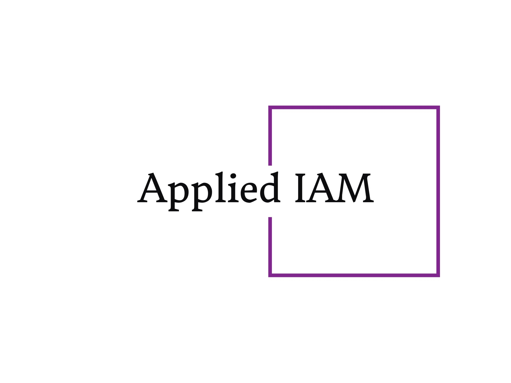 Applied IAM
