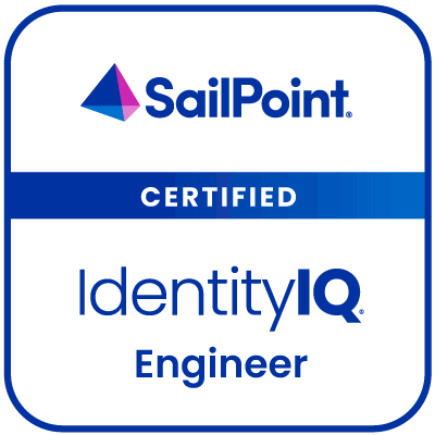 Certified IdentityIQ — SailPoint, held by Applied IAM engineers